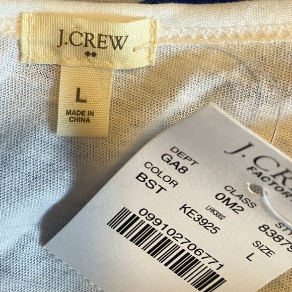 NWT J. Crew Sequin Tank Top Size: Large - Picture 4 of 5